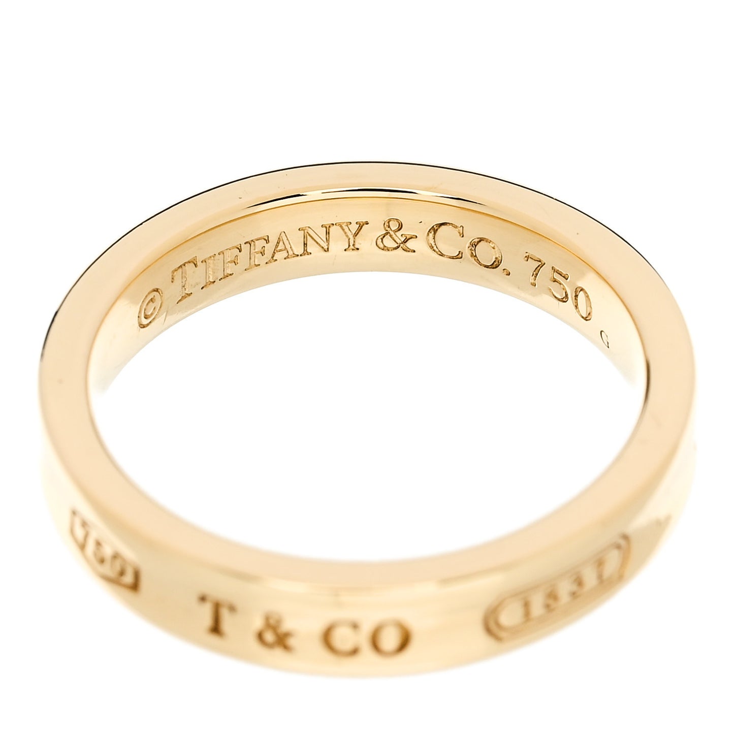18K Yellow Gold Narrow 1837 Ring 55 7.25