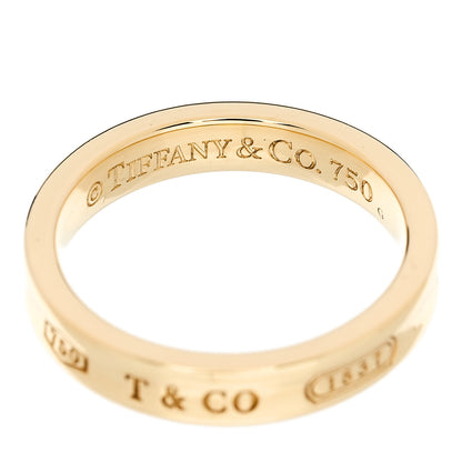 Tiffany 18K Yellow Gold Narrow 1837 Ring 55 7.25 4 of 4