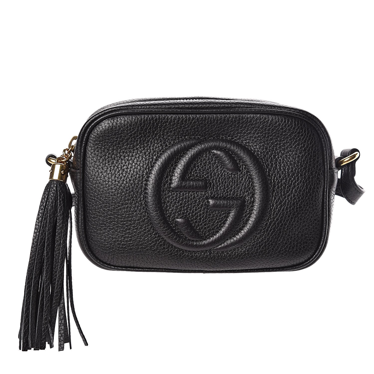 Gucci Pebbled Calfskin Mini Soho Disco Bag Black 1 of 10