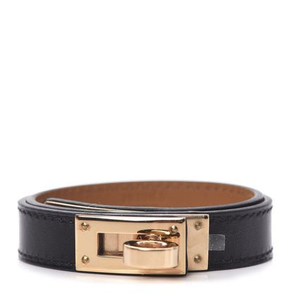 Hermes Box Kelly Double Tour Bracelet T2 Black 1 of 6