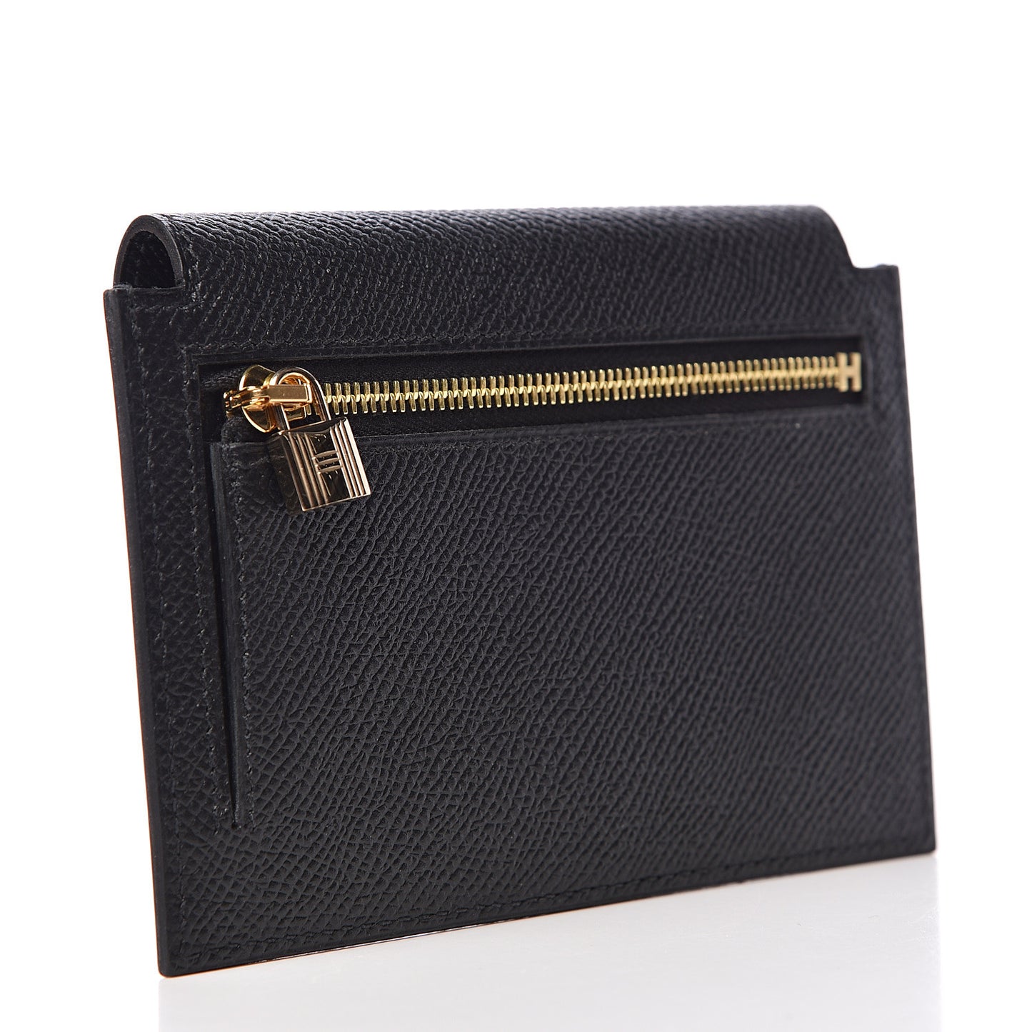 Epsom Kelly Pocket Compact Wallet Black