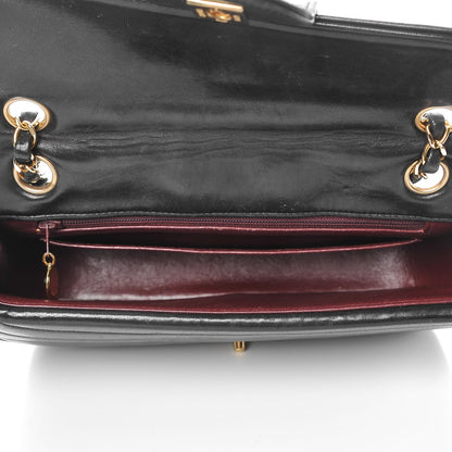 Chanel Lambskin Horizontal Quilted Small Single Flap Navy 5 of 23