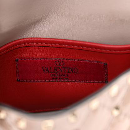 Valentino Garavani Patent Small Rockstud Spike Shoulder Bag Poudre 7 of 8