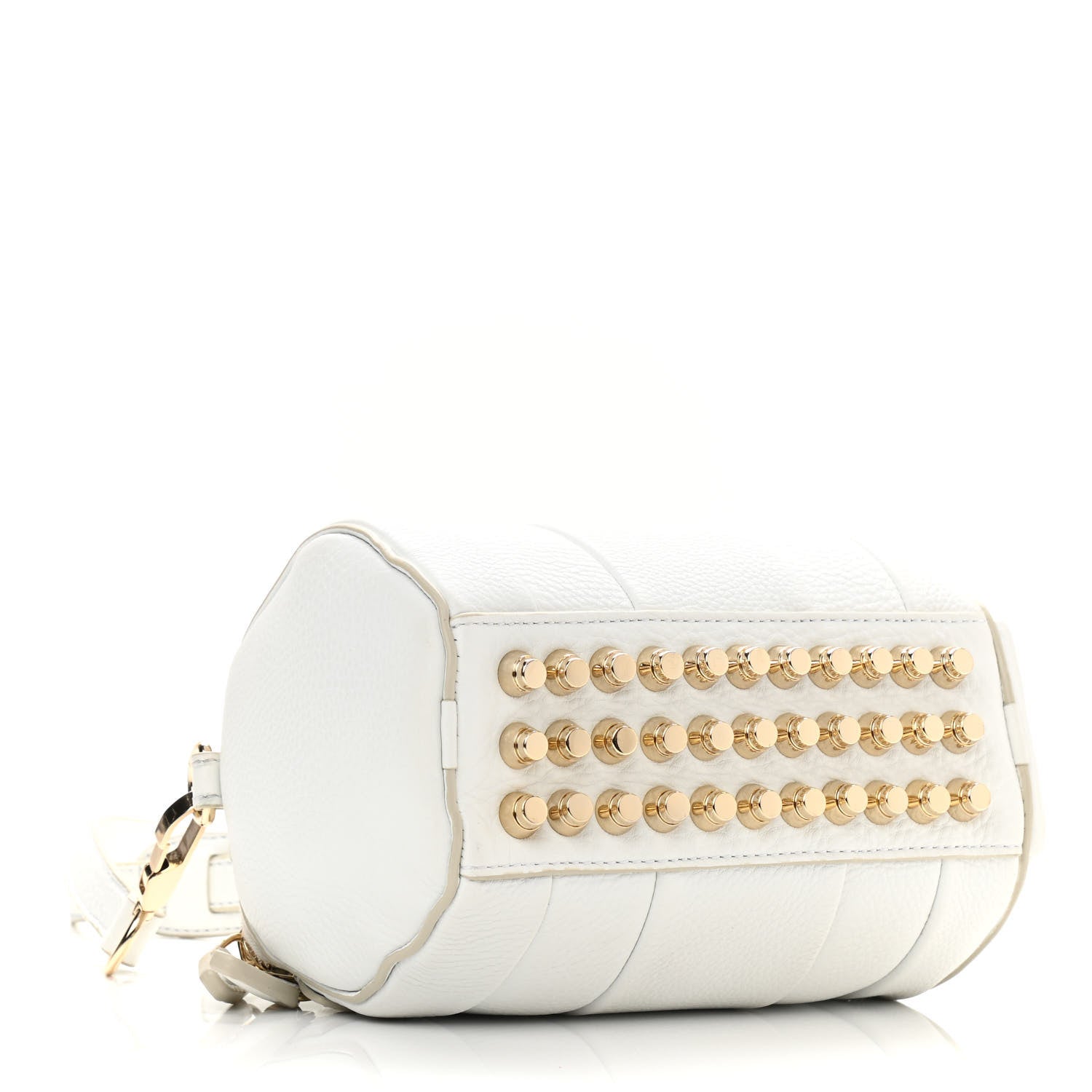 Alexander Wang Pebbled Lambskin Mini Rockie Gray Gold Hardware 3 of 8