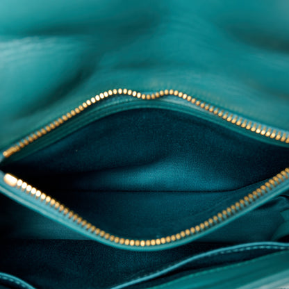 Miu Miu Nappa Quilted Shoulder Bag Laguna 6 of 12