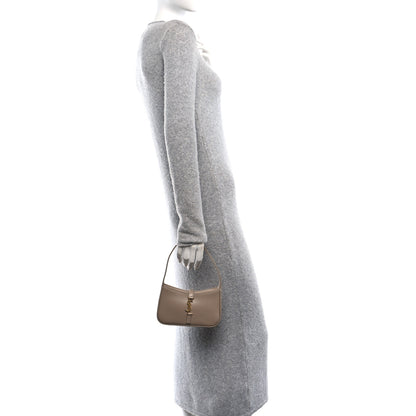 Saint Laurent Vegetable Le 5 A 7 Mini Hobo Dark Beige 2 of 10