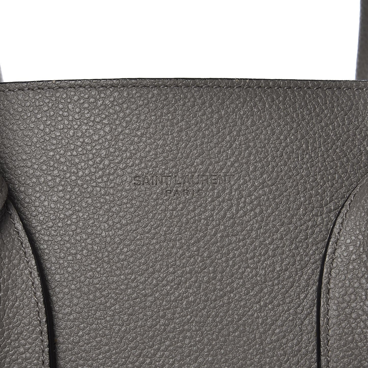 Grained Calfskin Small Sac De Jour Fog