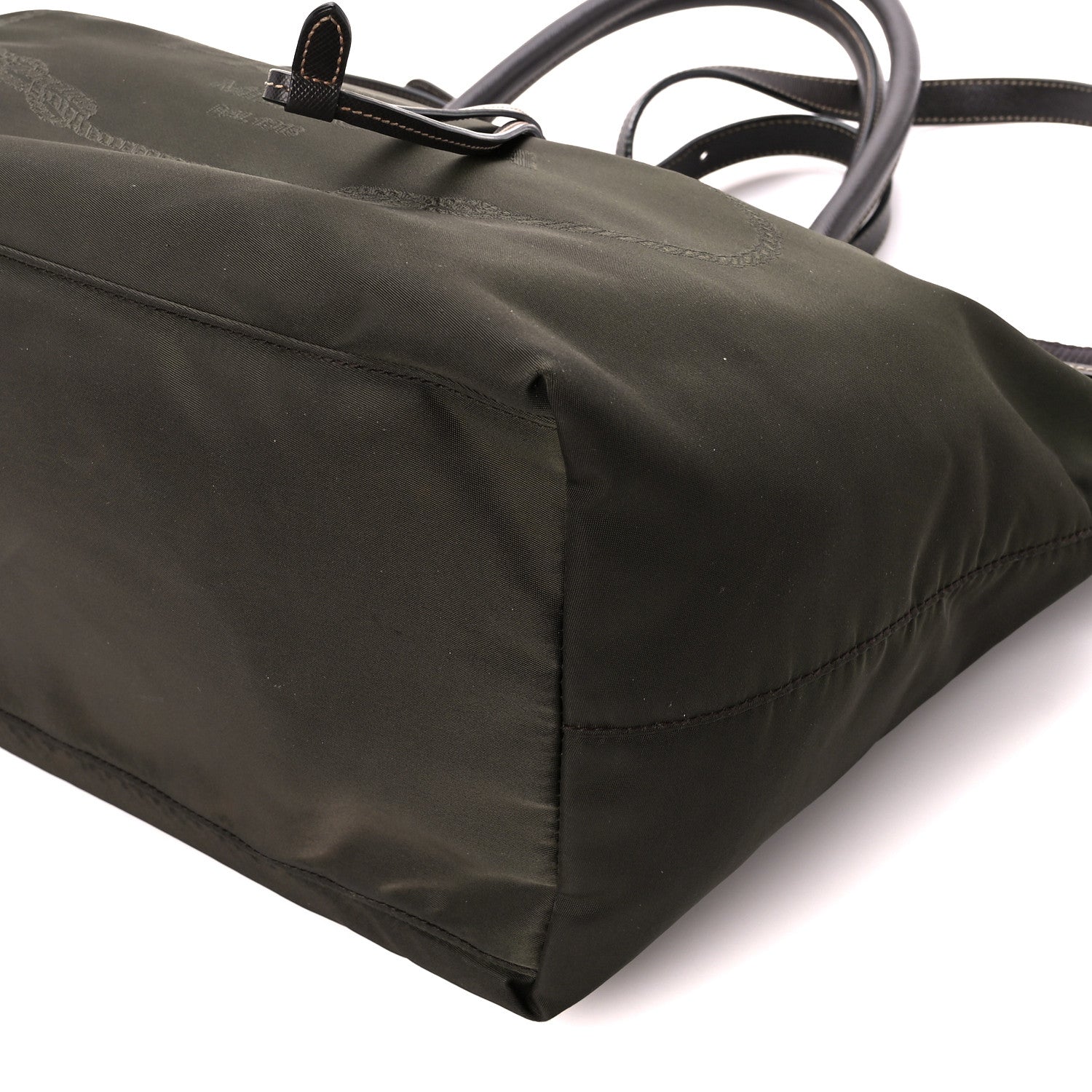 Prada Nylon Jacquard Logo Tote Corda Militaire 11 of 15