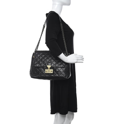 Marc Jacobs Lacquered Lambskin Baroque The Large Single Flap Black 2 of 12
