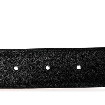Hermes Box Togo 32mm H Belt 85 34 Black Orange 3 of 8