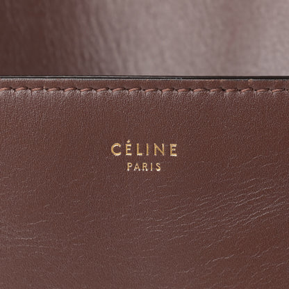 Celine Natural Calfskin Sangle Bucket Bag Dark Brown 6 of 24