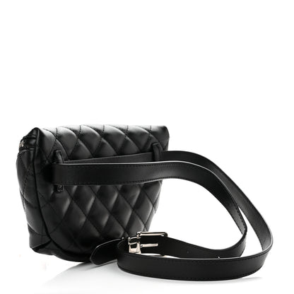 Chanel Calfskin Quilted Waist Belt Bag Black 3 of 12