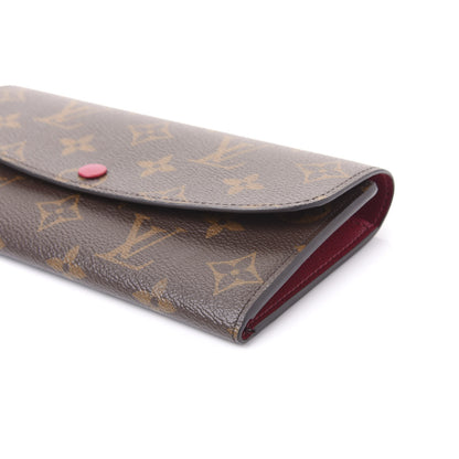 Louis Vuitton Monogram Emilie Wallet Fuchsia 9 of 10