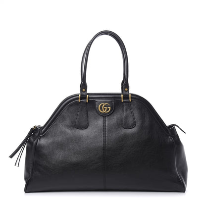 Gucci Calfskin Large Re(Belle) Top Handle Bag Black 1 of 11