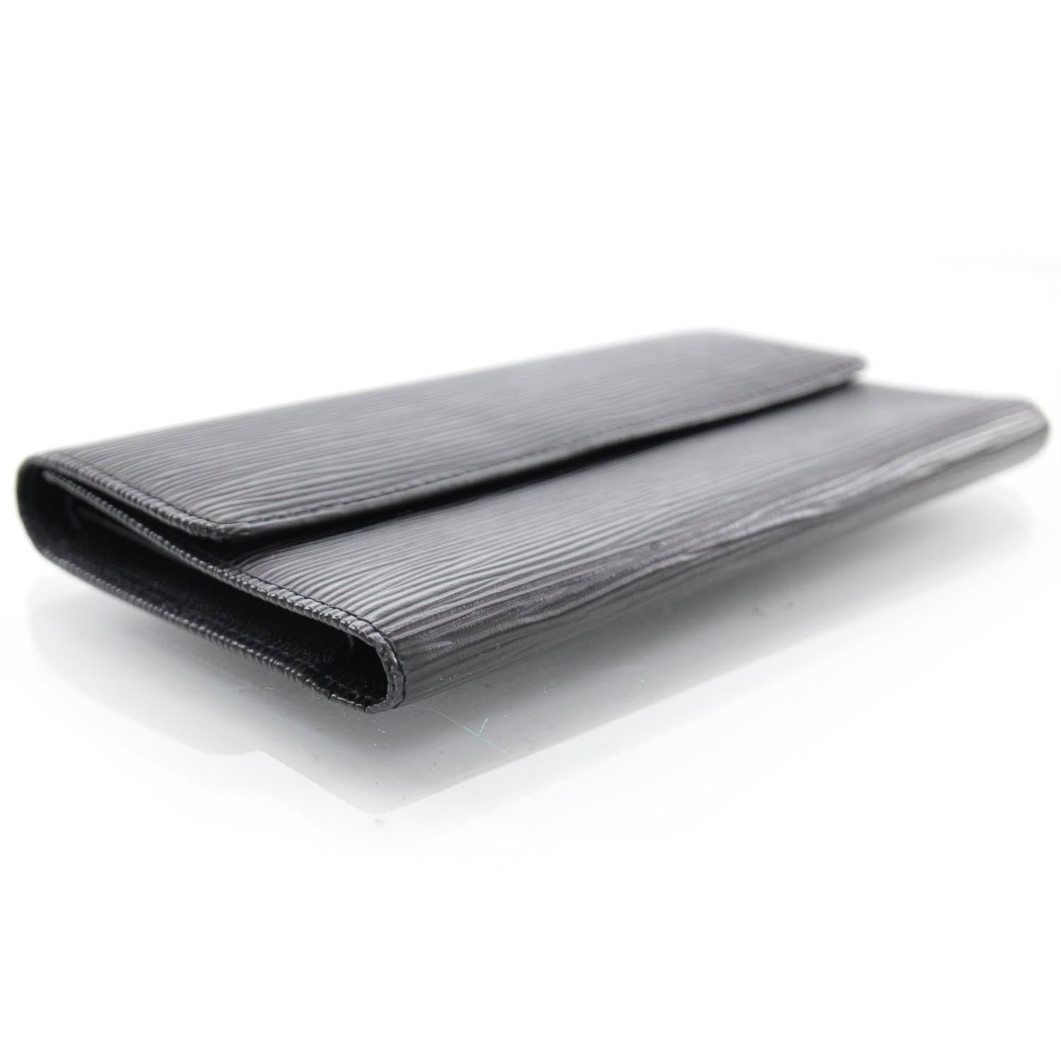 Louis Vuitton Epi Porte Tresor International Wallet Black 4 of 7