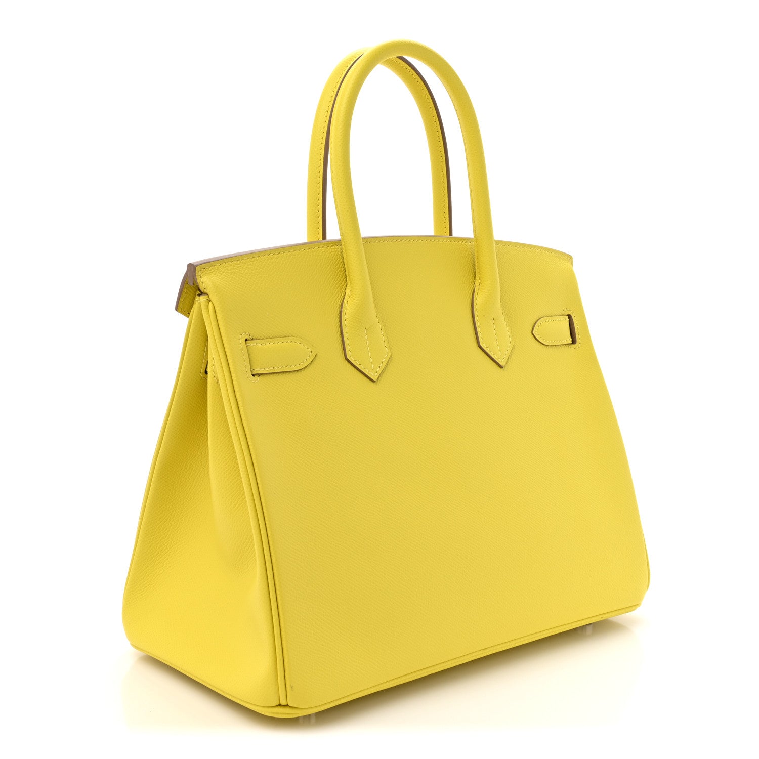 Hermes Epsom Birkin 30 Jaune Poussin Lime 3 of 13