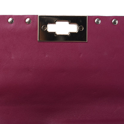 Valentino Garavani Nappa Medium Rockstud Spike Shoulder Bag Deep Cyclamin 8 of 12