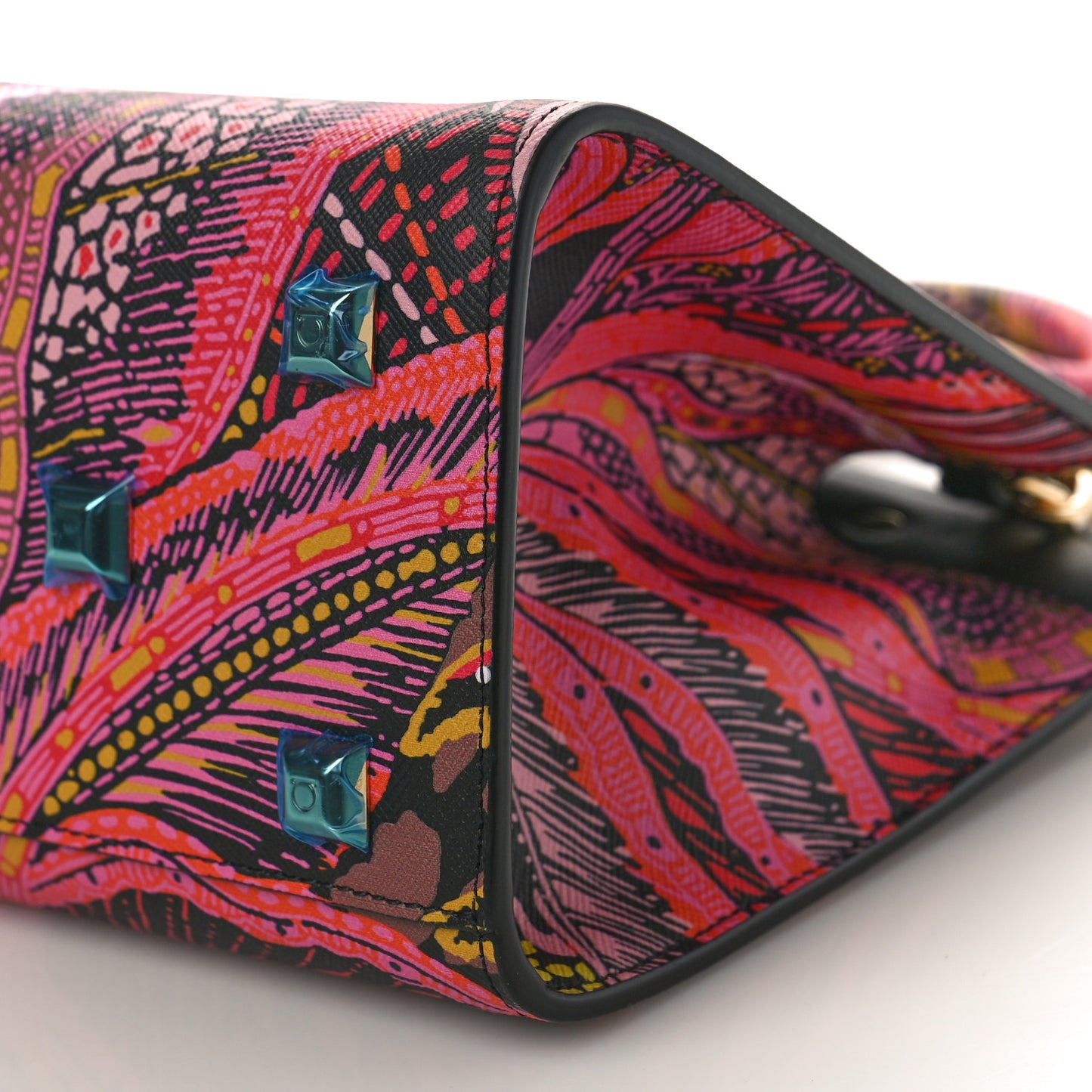 Calfskin Batik Print Small The Studio Bag Multicolor
