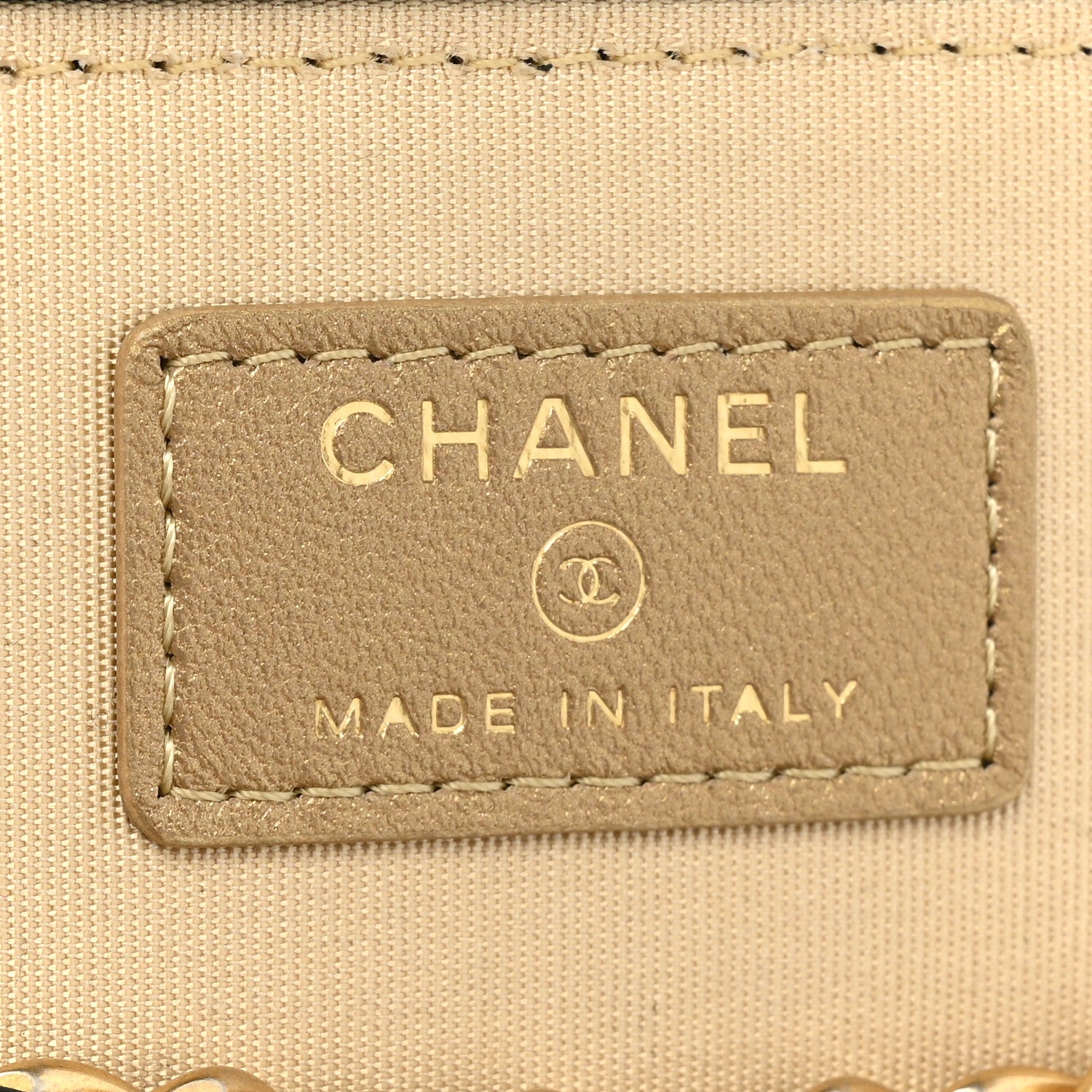 Chanel Lambskin Quilted Small Pearl Crush Vanity Case With Chain Black 6 of 11
