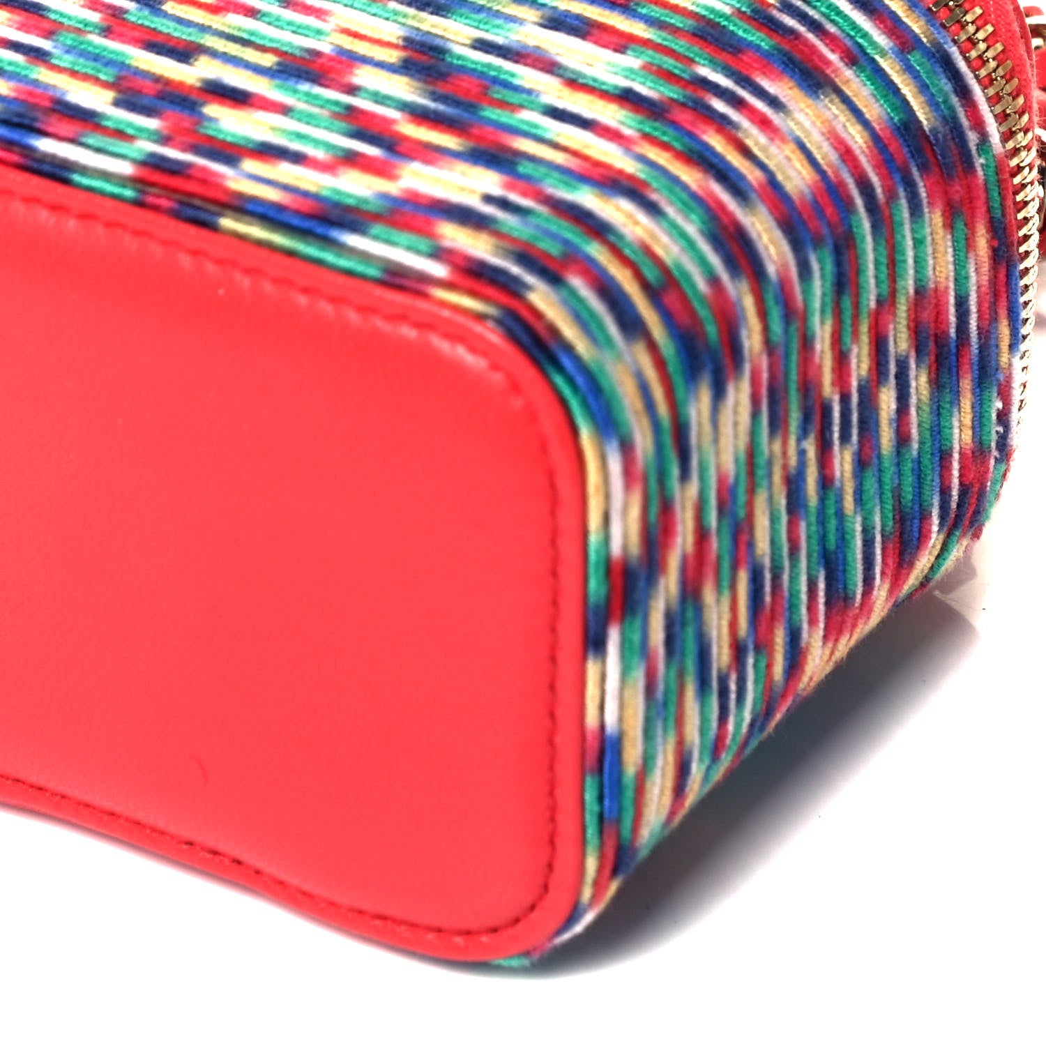 Chanel Embroidered Thread Mini Vanity With Chain Multicolor 8 of 8