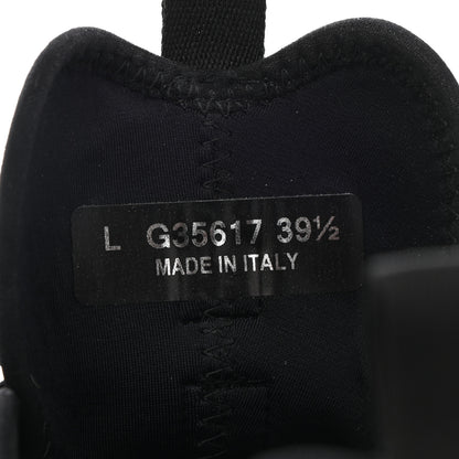 Chanel Velvet Calfskin Mixed Fibers CC Sneakers 39.5 Black 8 of 10