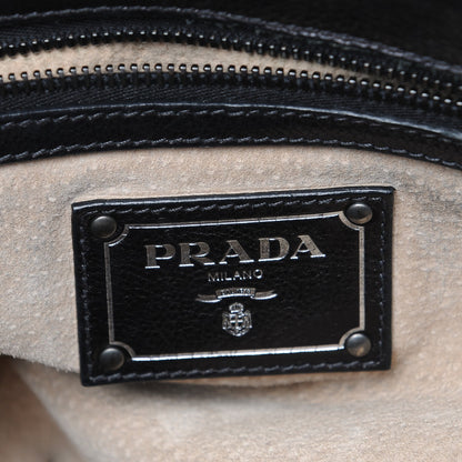 Prada Glace Calf Shopping Tote Nero Black 8 of 11