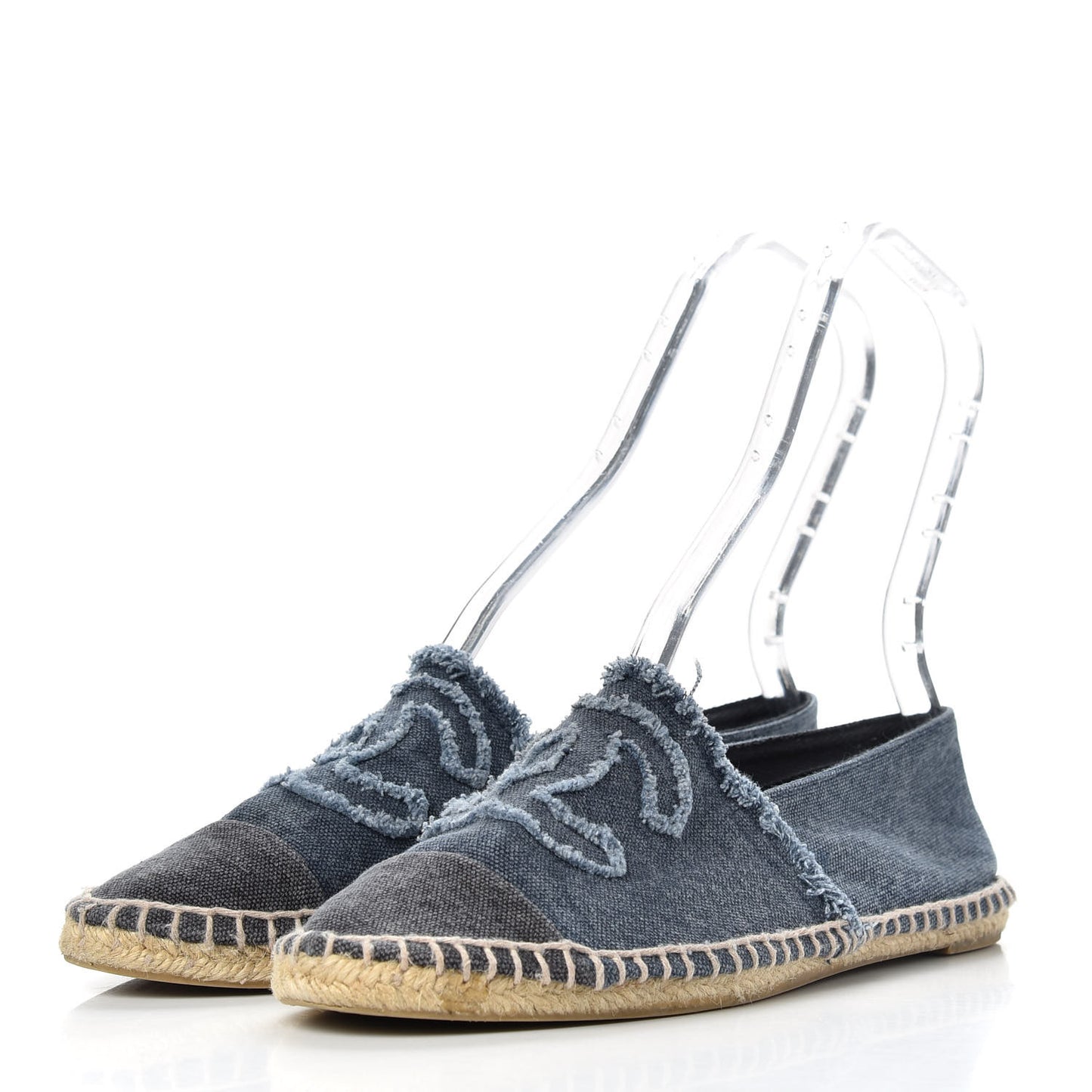 Linen CC Espadrilles 39 Blue