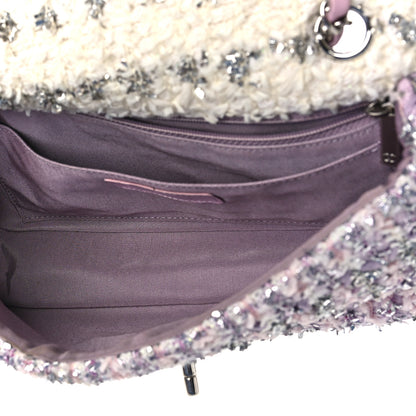 Chanel Tweed Medium Single Flap Pink 5 of 10