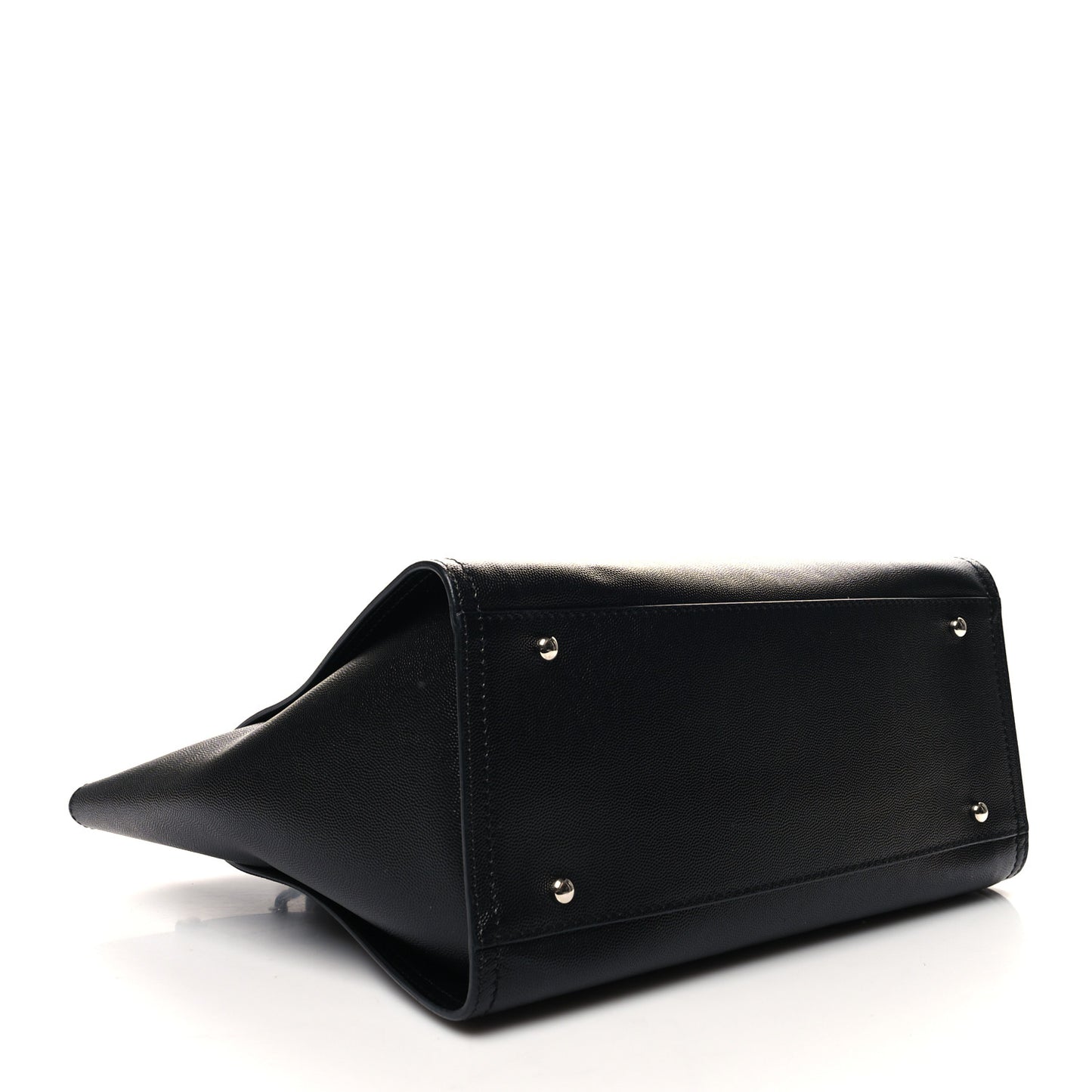 Caviar Small Studded Deauville Tote Black