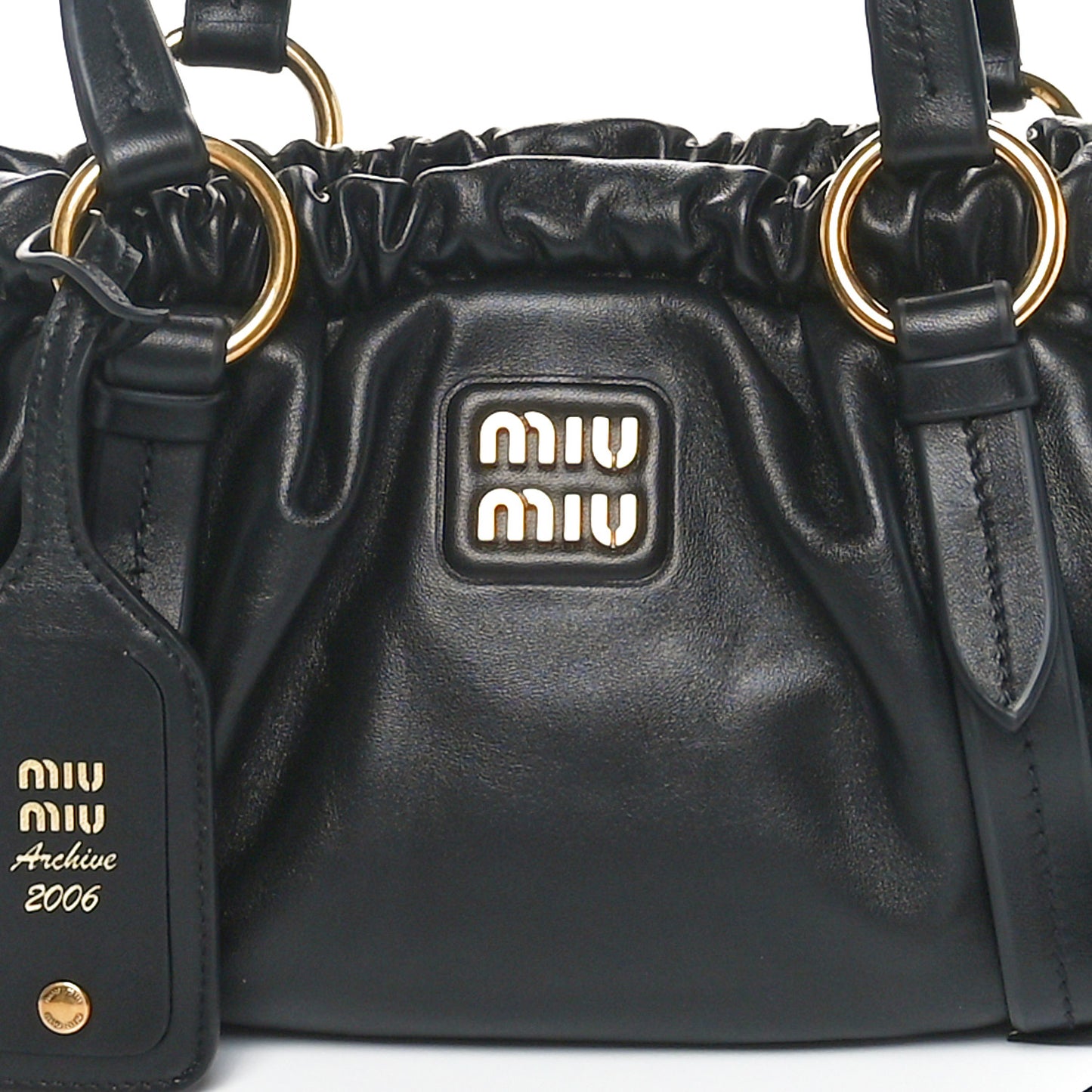 Nappa Joie Shoulder Bag Black