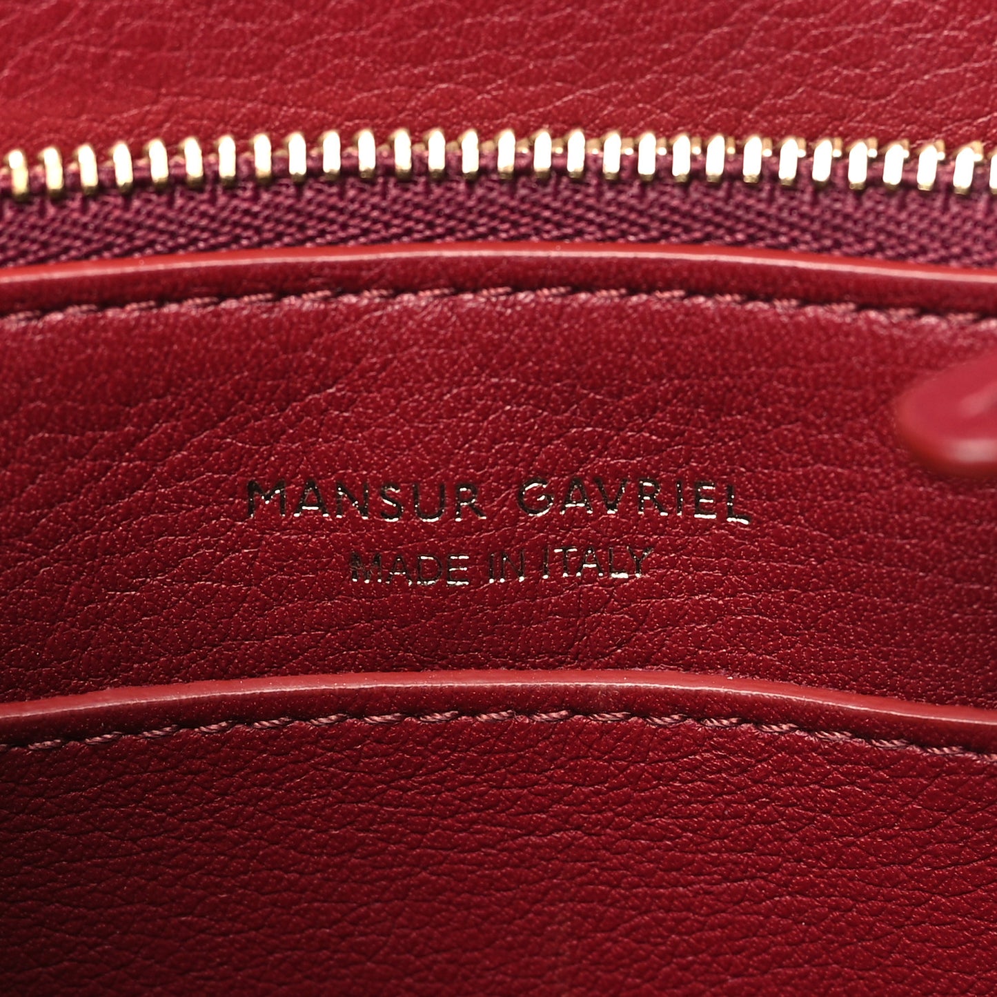 Calfskin Mini Soft Lady Bag Claret