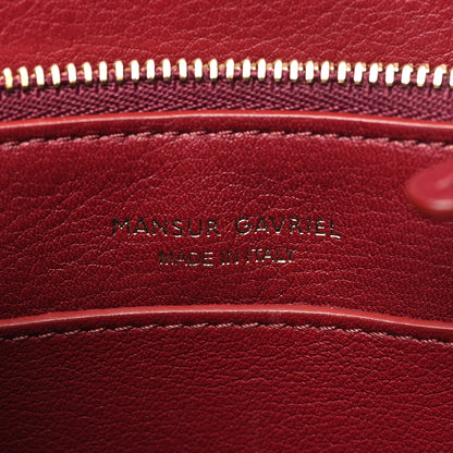Mansur Gavriel Calfskin Mini Soft Lady Bag Claret 6 of 9