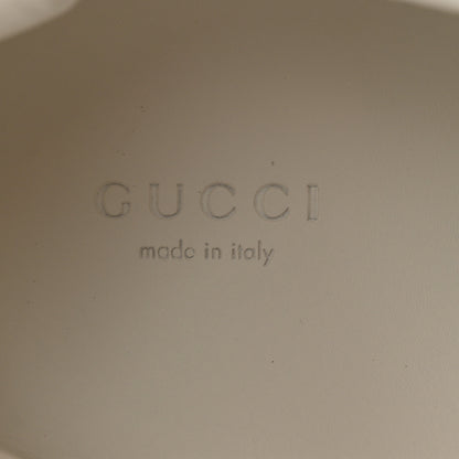 Gucci Calfskin Ayers Bee Embroidered Womens Ace Sneakers 41.5 White Green 7 of 9