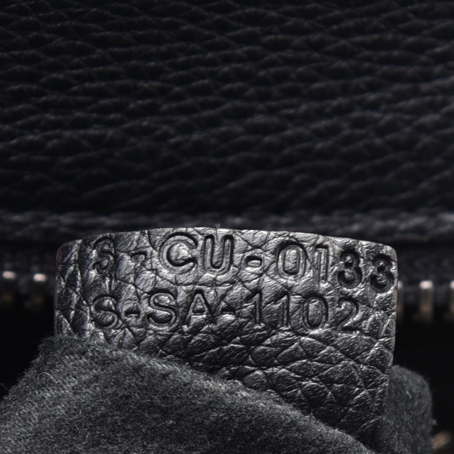 Celine Drummed Calfskin Mini Luggage Black 7 of 14