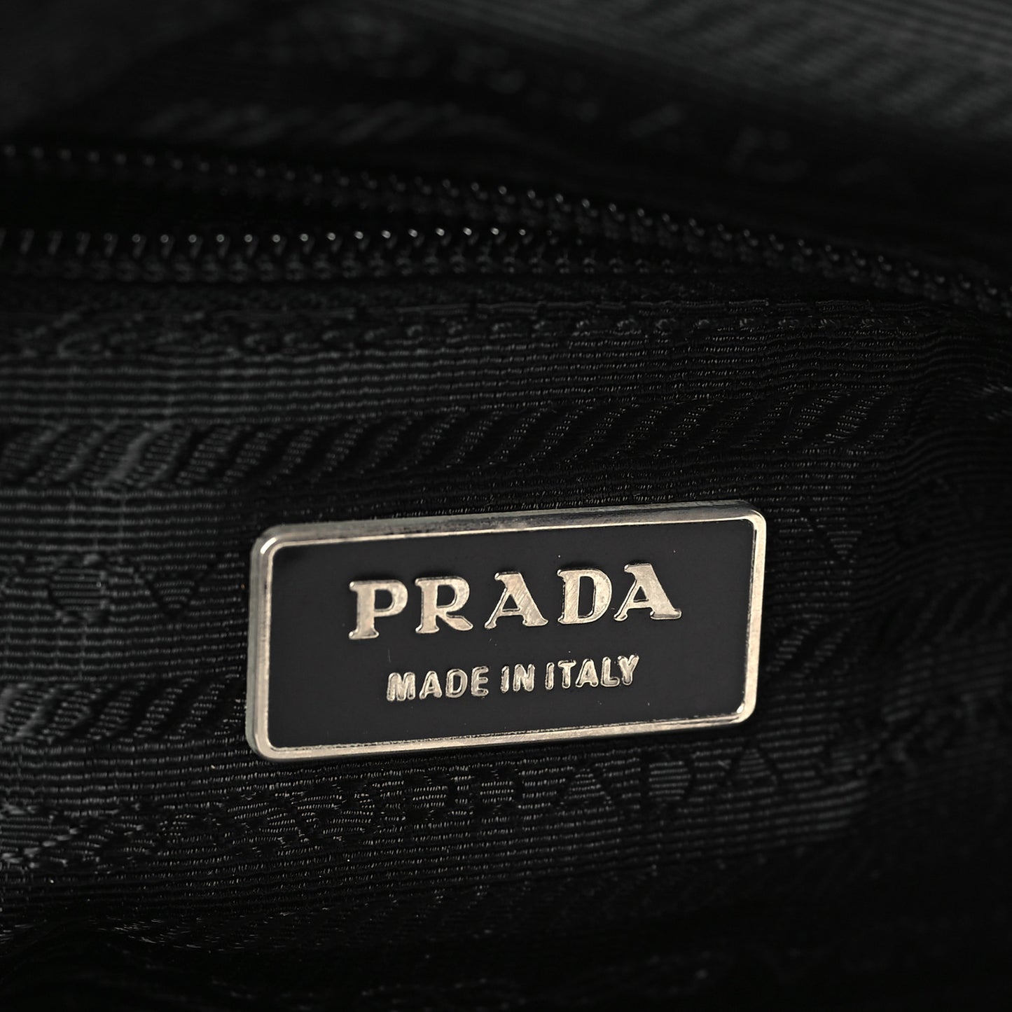 Tessuto Nylon Saffiano Tote Black