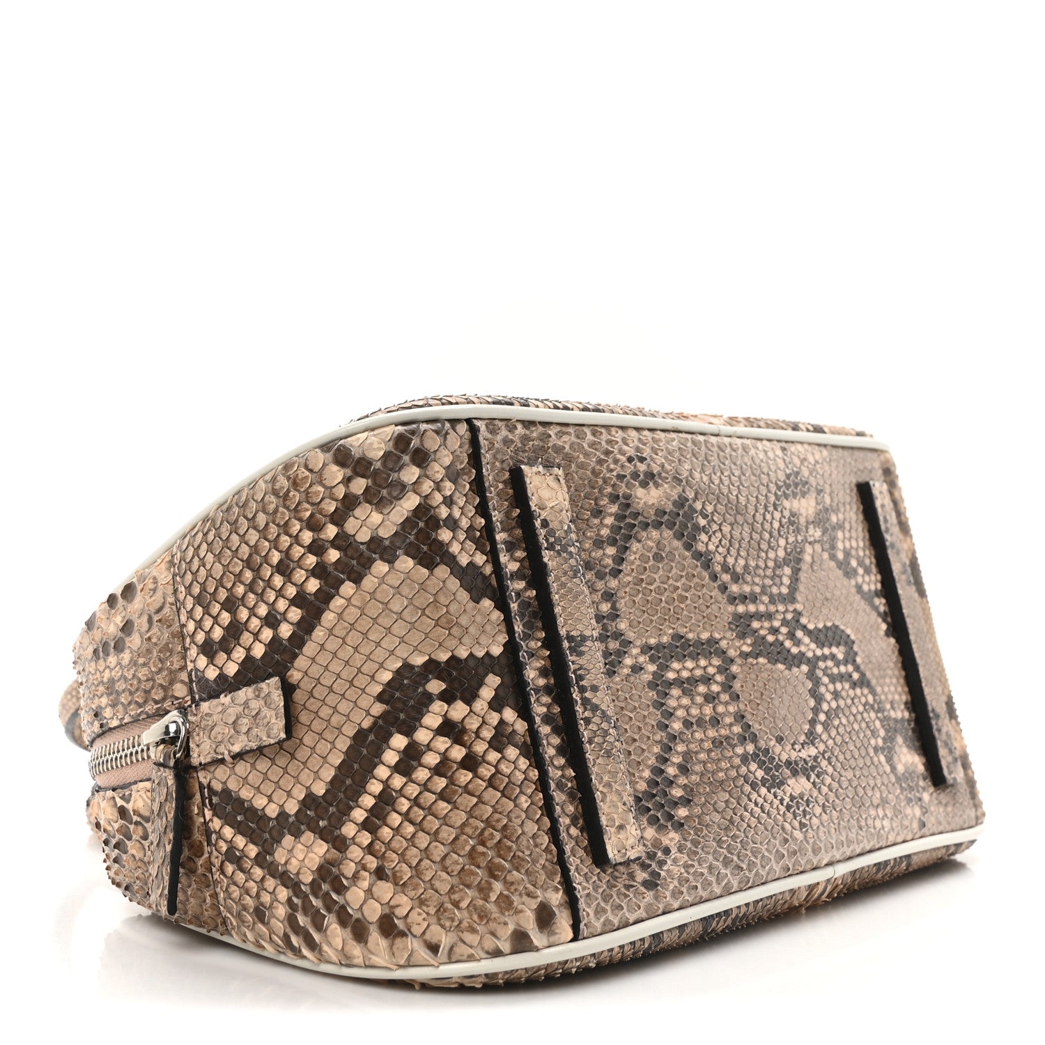 Prada Snakeskin Bowler Beige 4 of 10