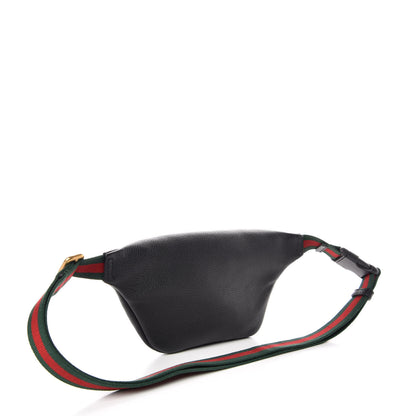 Gucci Grained Calfskin Small Logo Belt Bag Black 3 of 9