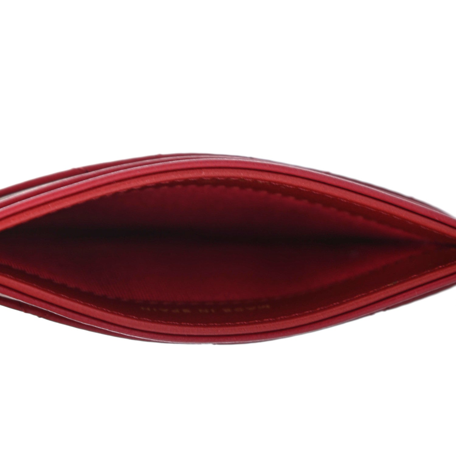 Chanel Aged Calfskin Quilted Reissue Card Holder Red 4 of 4
