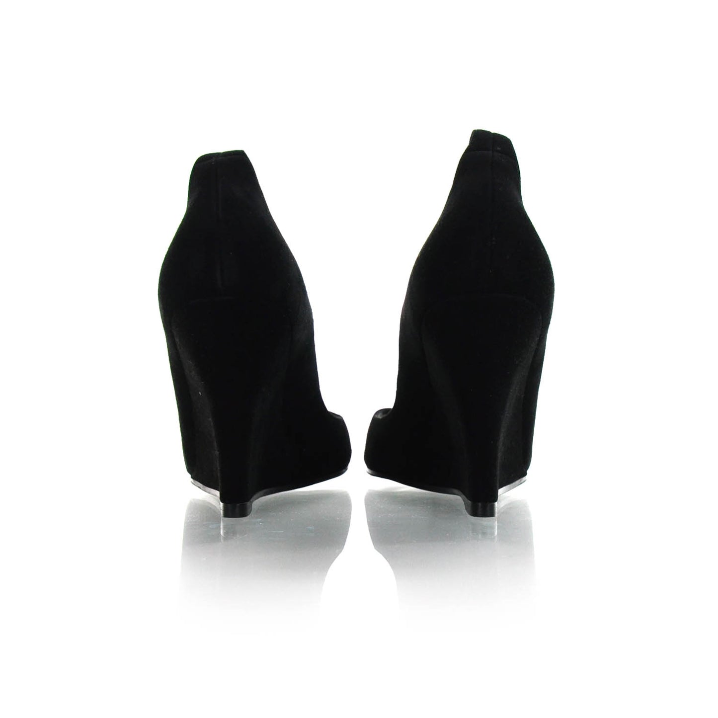 Veau Doblis Suede Wedges 39 Black