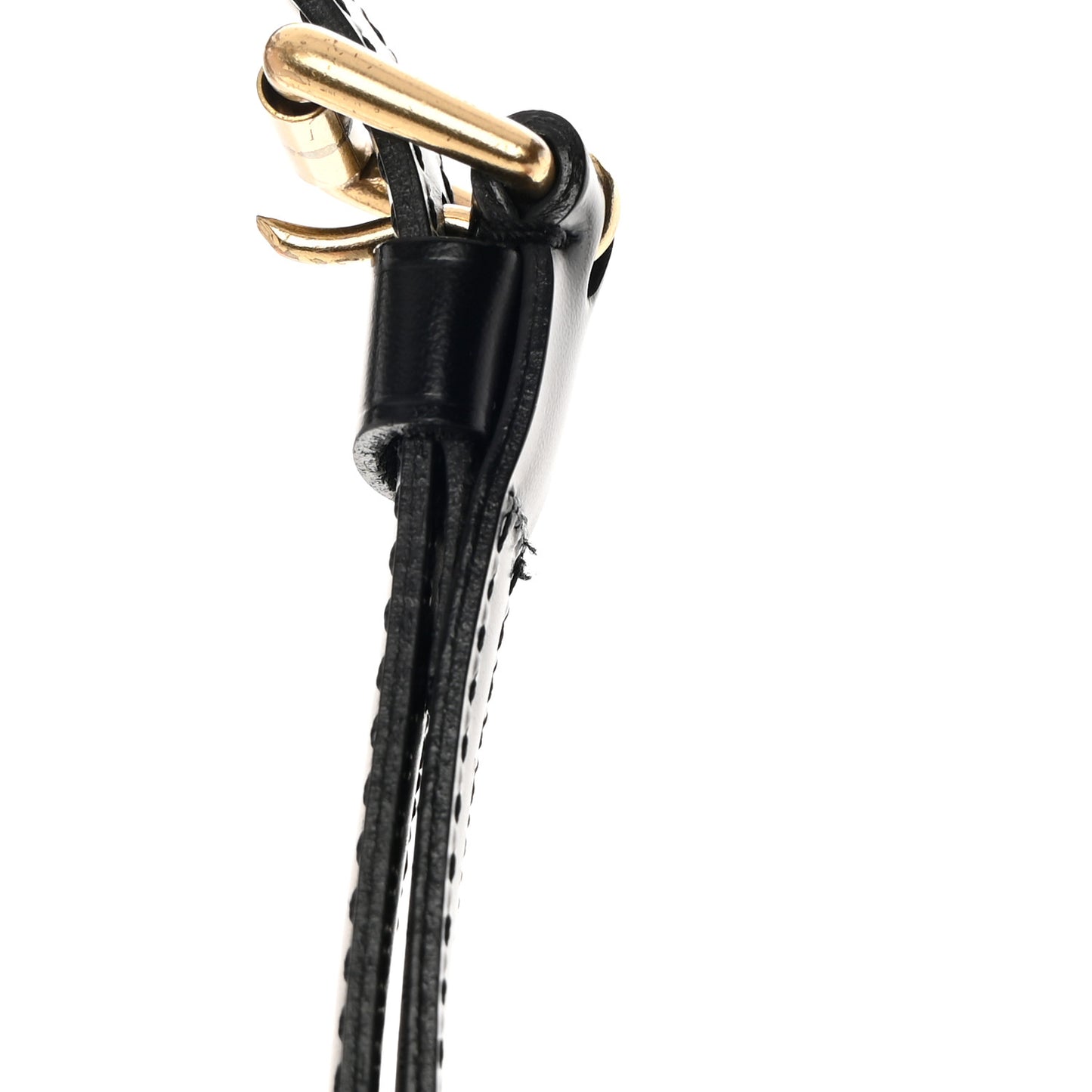 Calfskin 16mm Adjustable Shoulder Strap Black