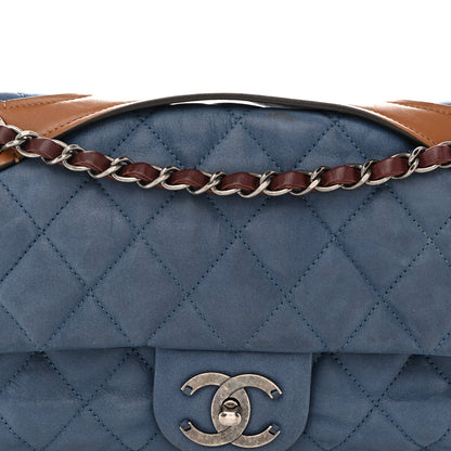 Chanel Iridescent Calfskin Medium In The Mix Flap Blue 8 of 13