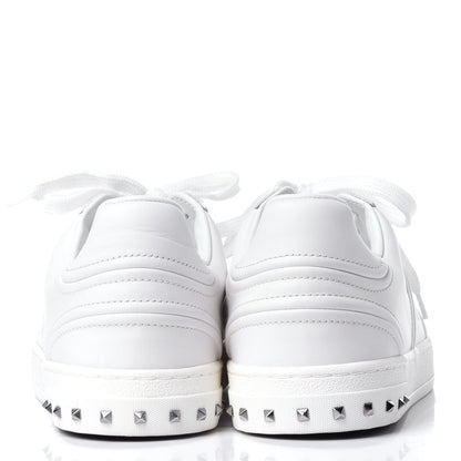 Valentino Garavani Calfskin Mens Flycrew Sneakers 41 White 6 of 12