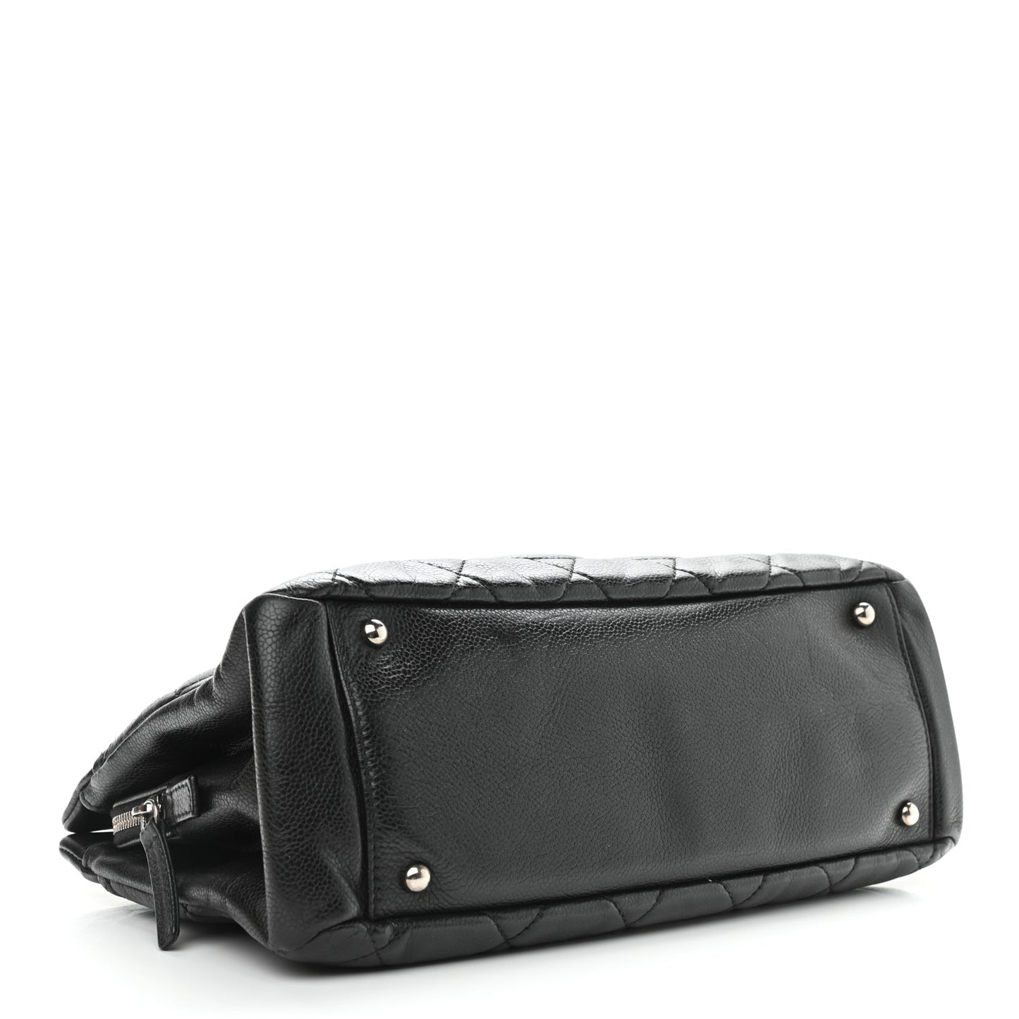 Caviar Quilted Timeless CC Soft Tote Black