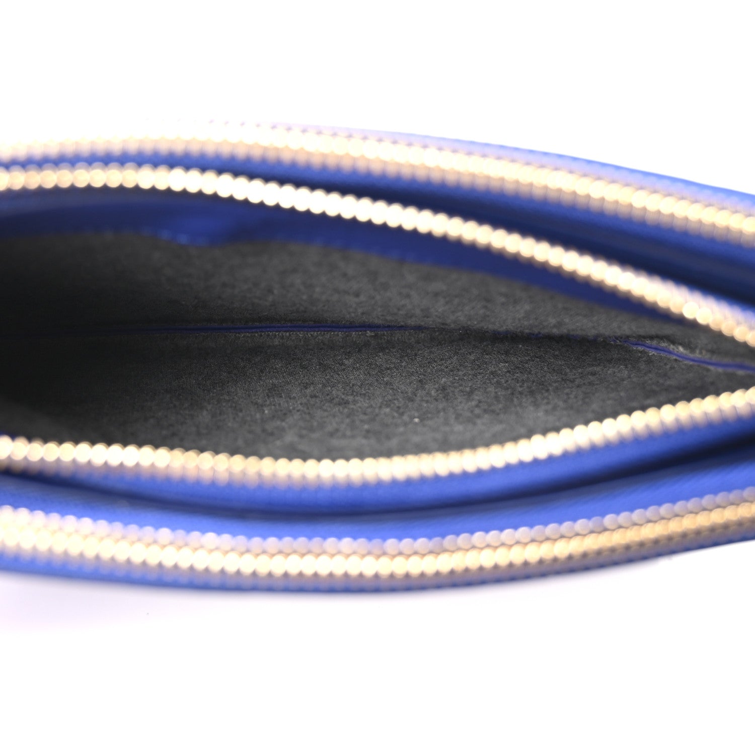 Celine Lambskin Small Trio Crossbody Bag Royal Blue 5 of 9