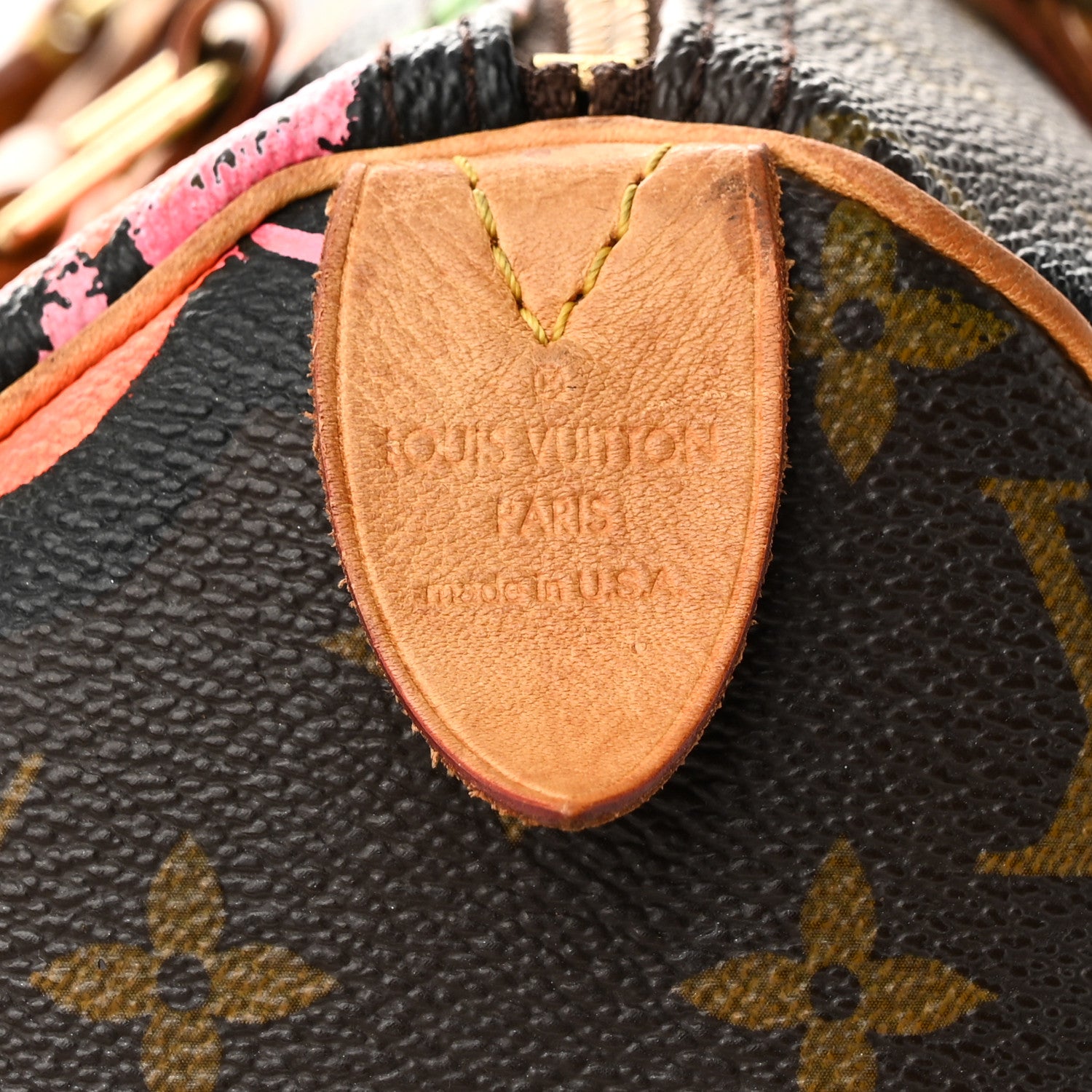 Louis Vuitton Monogram Roses Speedy 30 6 of 13