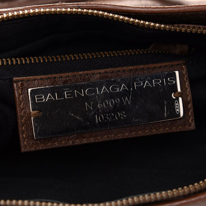Balenciaga Agneau Classic Hardware First Olive Brown 6 of 10