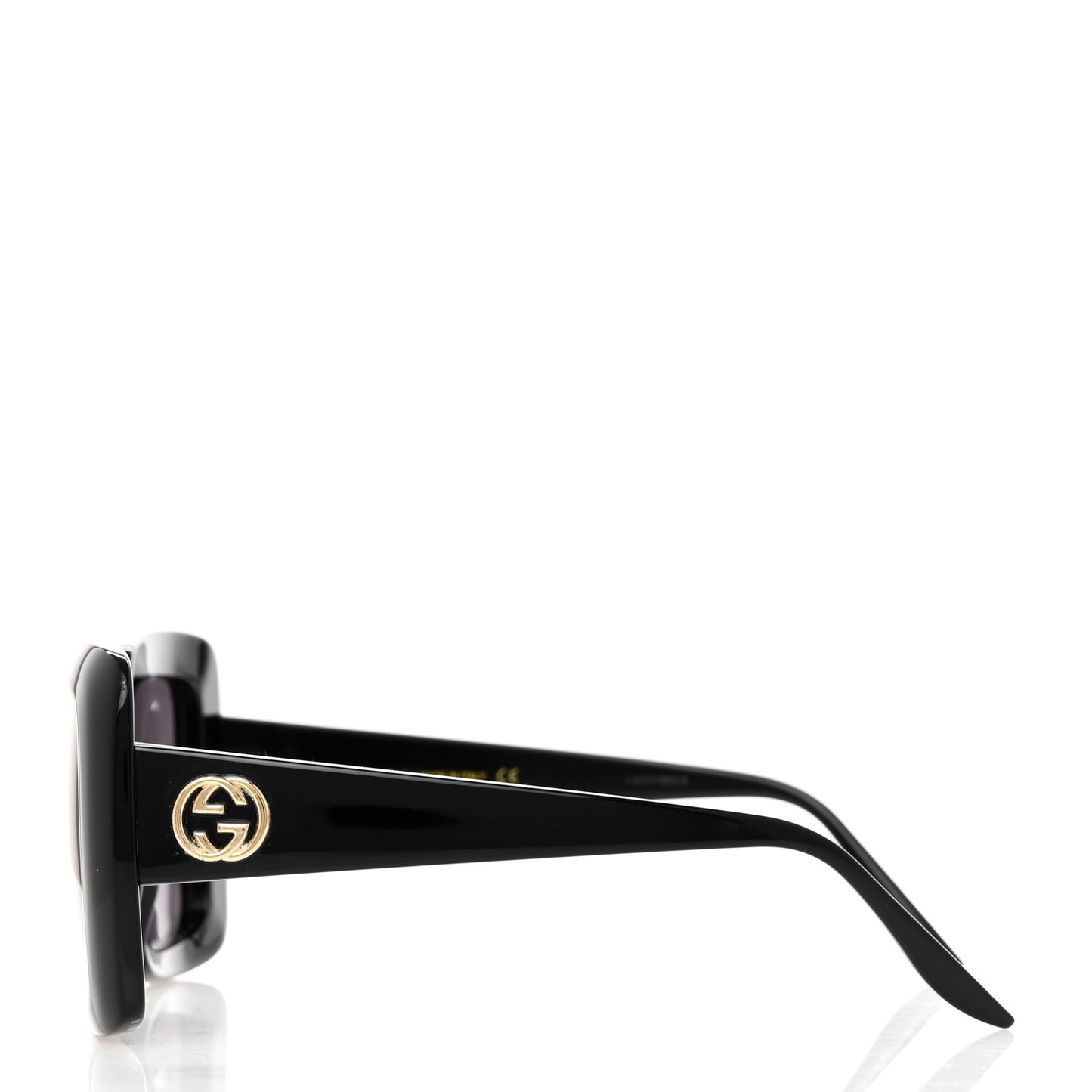 Acetate Square Frame Sunglasses GG0896S Black