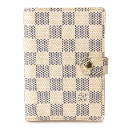 Louis Vuitton Damier Azur Small Ring Agenda Cover 1 of 7