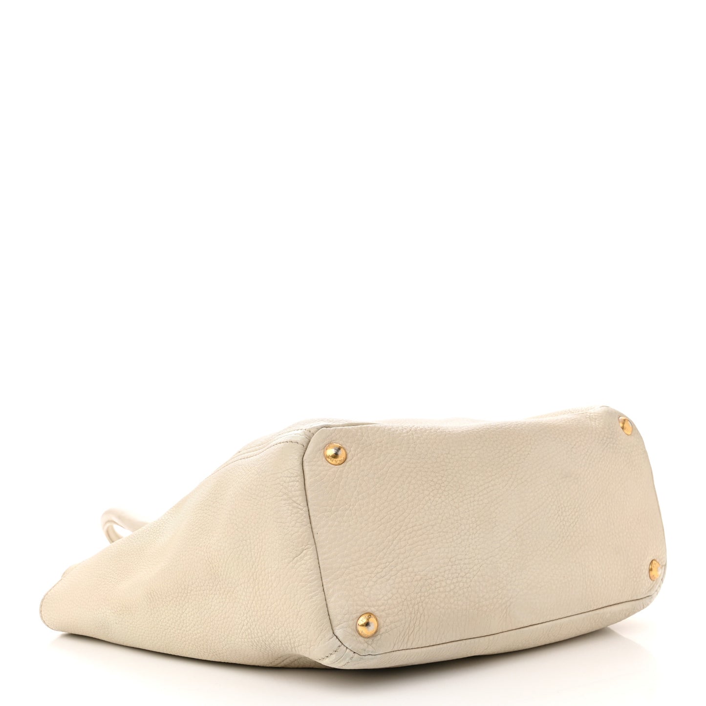 Vitello Daino Side Pocket Tote Talco