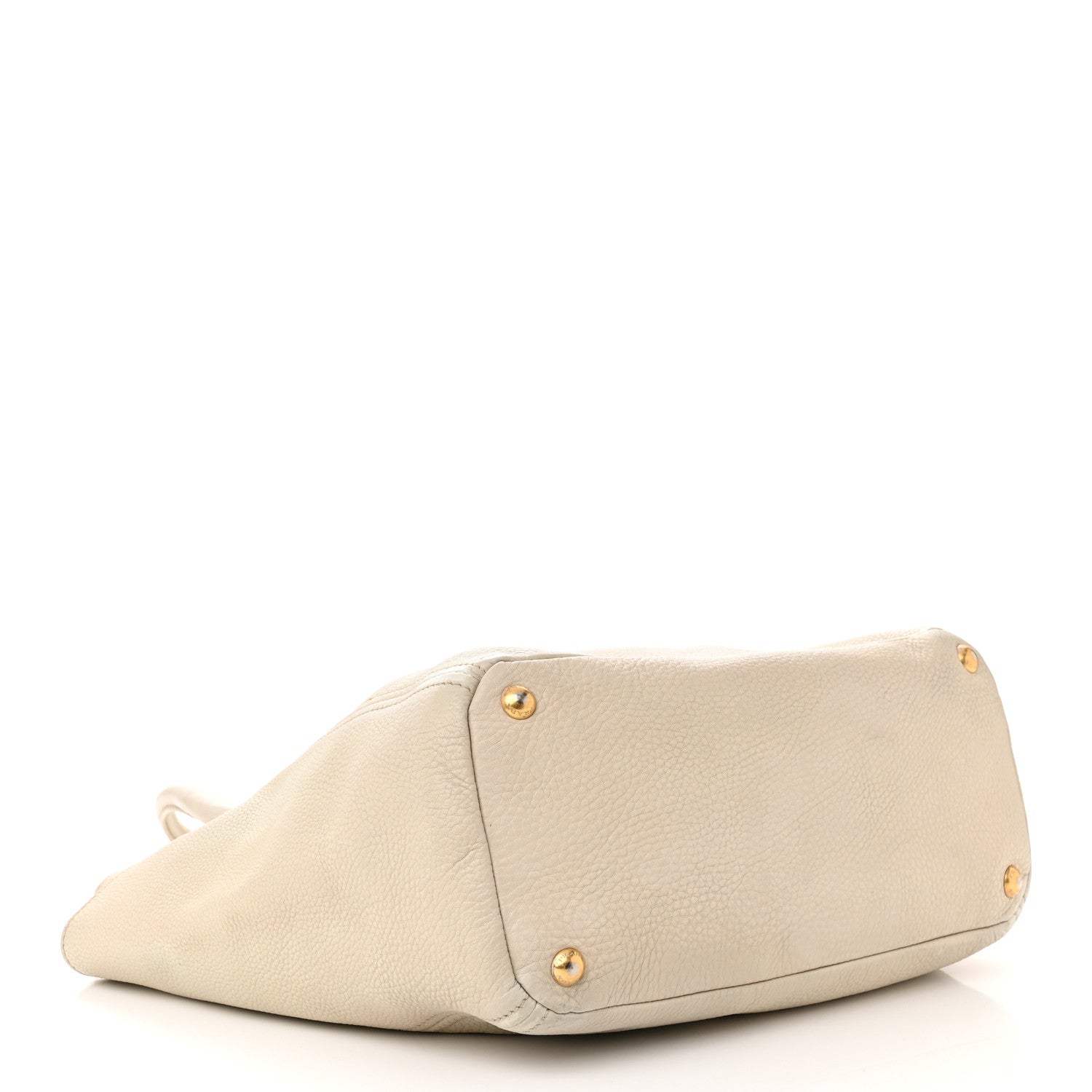 Prada Vitello Daino Side Pocket Tote Talco 4 of 21